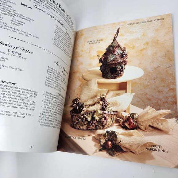 Plaid Craft Finishes #9212 Petal Porcelain The Complete Guide Book By Betsy Lard - Picture 7 of 8